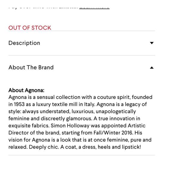 Women's Agnona Size 40 White Cold Shoulder Lace Top Made in Italy Cotton $1690 - Picture 3 of 3